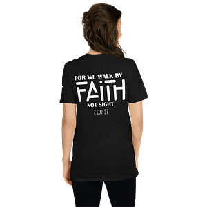 for we walk by faith