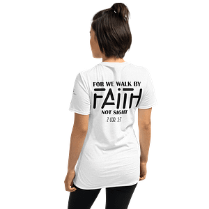 for we walk by faith